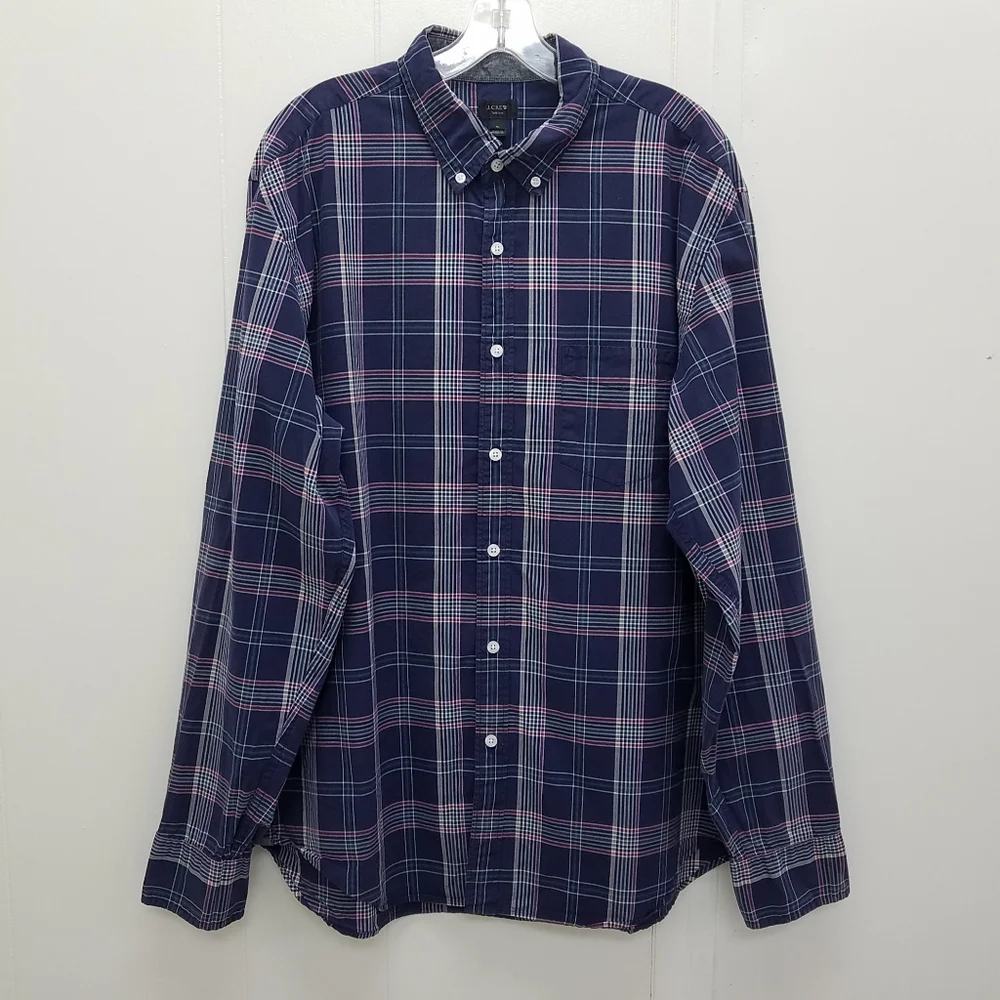 J. Crew Tartan Button Down Long Sleeve Plaid Shirt